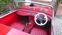 Austin Healey SPRITE FROG Rouge 1959