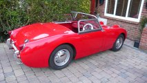 Austin Healey SPRITE FROG Rouge 1959