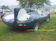 Jaguar type D 1961 Arrière