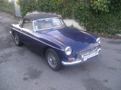 MGB Bleu intérieur Crème