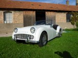 TR3 A 1959 blanche interieur noir