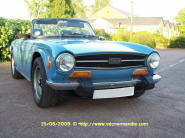 Triumph TR6 French Blue USA