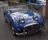 Austin Healey SPRITE FROG bleue