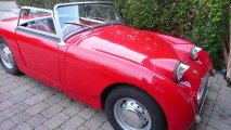 Austin Healey SPRITE FROG Rouge 1959