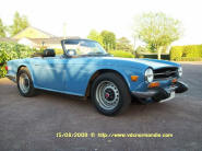 Triumph TR6 French Blue USA