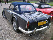 Triumph TR250 1968 royal blue Ex USA